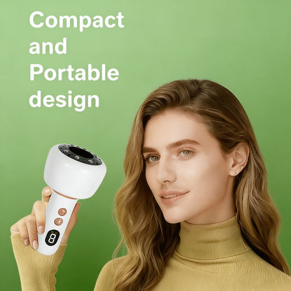 Vacuum Cupping Massager USB Rechargeable Scraping Massage Device Intelligent Suction Cup with 1200mAh Battery for Home or Salon Spa Use