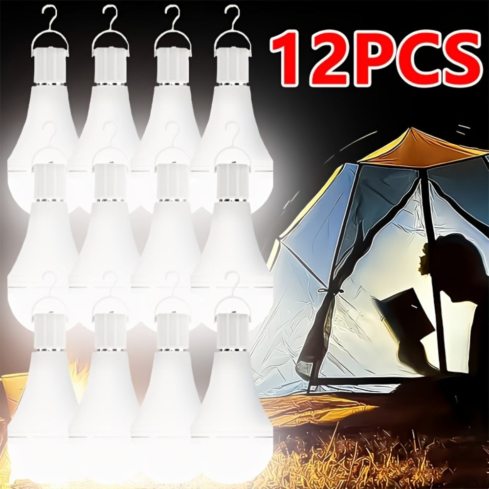 Rechargeable Emergency LED Bulb 2000mAh 60W Equivalent 6000K with Hook for Entryways, Bedrooms and Living Spaces