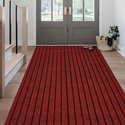 Runner Carpet with Rubber Backing - 1800G/sqm Indoor Outdoor Rug, Hallway, Entryway, Laundry Room & Balcony Runner Mat
