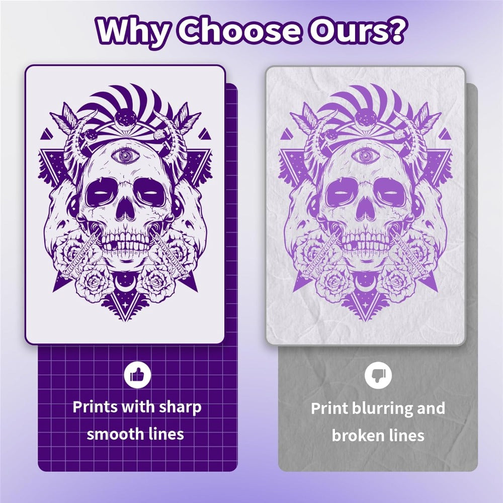 Tattoo Stencil Printer D80 - Wireless Bluetooth Thermal Printer for Tattoo Transfer Paper & A4 Office Printing