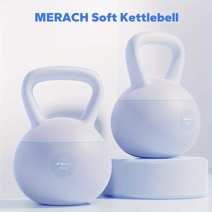 Soft Kettlebell Sand-Filled with Non-Slip Wide Grip Handle & Cushioned Base – Premium Mineral Sand Kettle Bell for Safe Strength Training