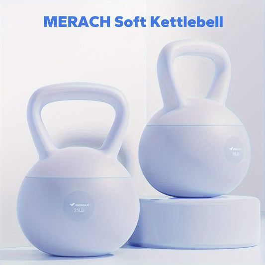 Soft Kettlebell Sand-Filled with Non-Slip Wide Grip Handle & Cushioned Base – Premium Mineral Sand Kettle Bell for Safe Strength Training
