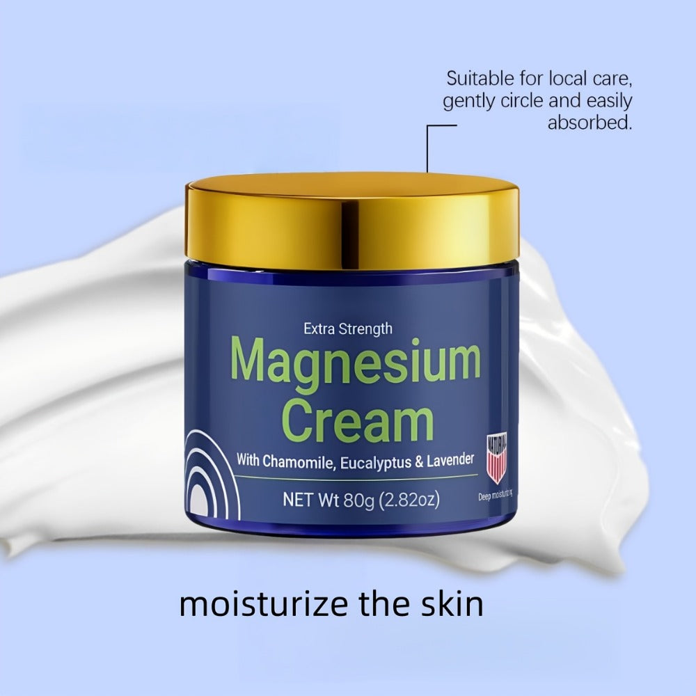 Magnesium Deep Hydration Body Lotion 2-Pack – Fast Absorbing Non-Greasy Moisturizing Cream for Dry Skin, Skin-Friendly Formula for Office