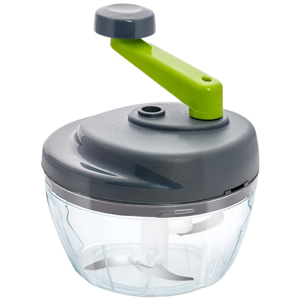 Vegetable Chopper with 3/5 Blades, Multifunctional Onion Chopper, Food Dicer & Salad Cutter with Container