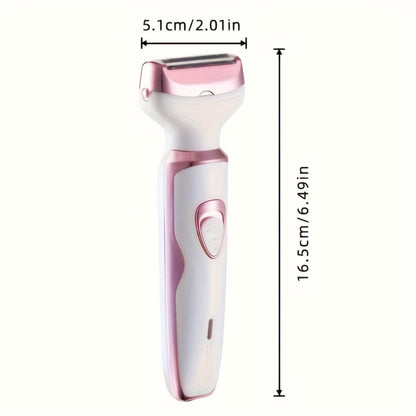Electric Shaver for Women 4-in-1 Rechargeable Grooming Kit – Painless Hair Remover Eyebrow Trimmer Nose Hair Bikini Trimmer