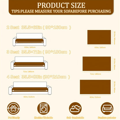 Sofa Cover Plush Sectional Couch Slipcover Durable Furniture Protector for Pets Cats Dogs for Entryways, Bedrooms and Living Spaces
