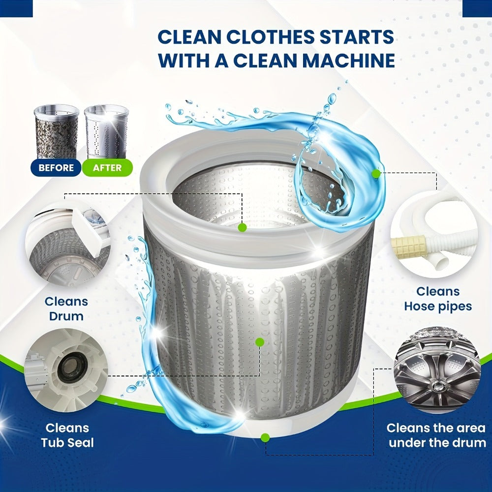 Washer Cleaner Tablets 25 Pack 2-in-1 Washing Machine and Dishwasher Cleaner Deodorizer for Entryways, Bedrooms and Living Spaces