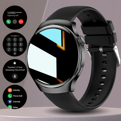Watch 4 Pro Business Smartwatch for Men & Women, Wireless Calling, Weather Alerts, Music Control, Message Notifications