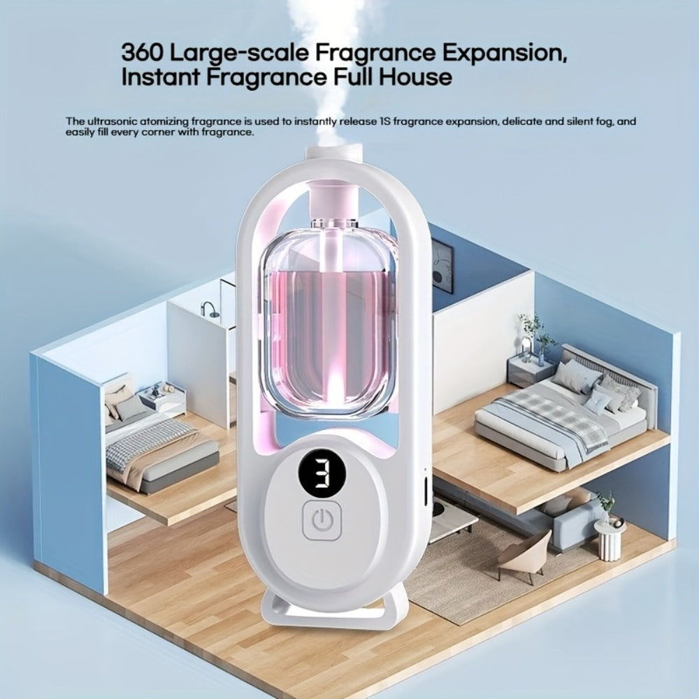 Aromatherapy Diffuser with Essential Oils 2-in-1 Humidifier - Hotel Scent Home Fragrance Machine with Natural French Essential Oils
