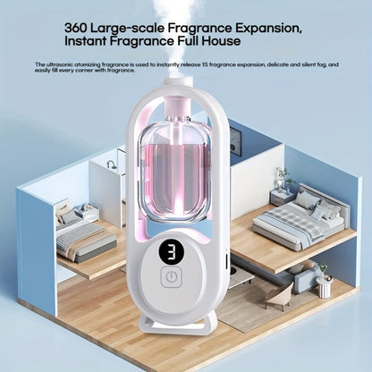 Aromatherapy Diffuser with Essential Oils 2-in-1 Humidifier - Hotel Scent Home Fragrance Machine with Natural French Essential Oils
