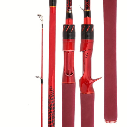 Carbon Fiber Fishing Rod Casting Model – 180cm / 70.86in Medium-Light Medium-Fast Action with EVA Grip Handle
