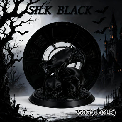 3D Printer Filament PLA 1.75mm 250g Spool with 12 Silk-Look, Transparent and Solid Color Options