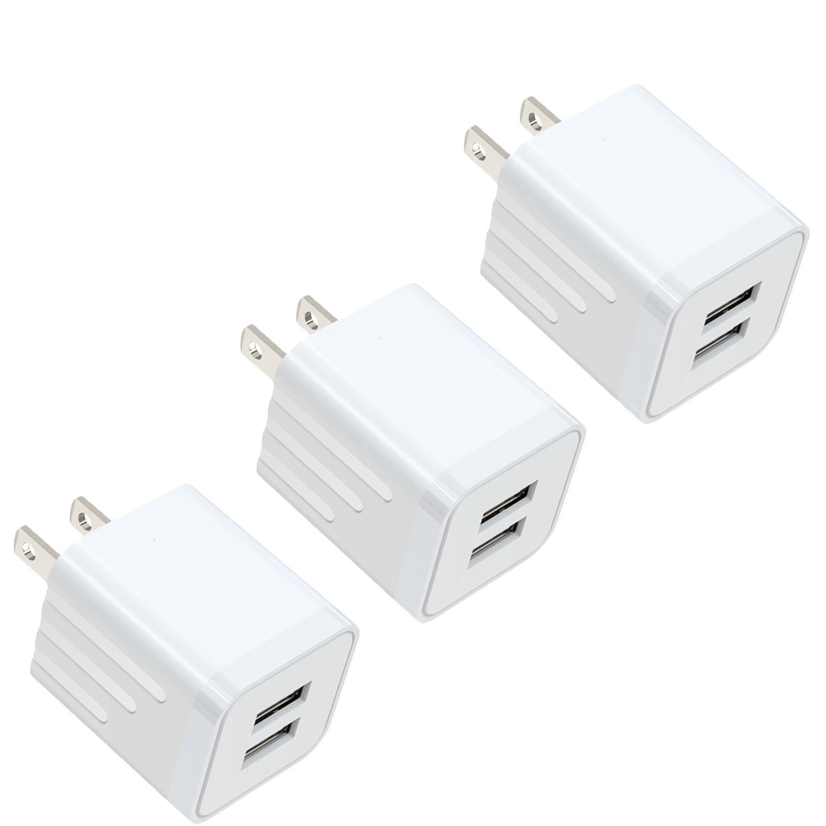 Dual Port USB Wall Charger 2.1A for an Everyday Personal Care Routine, with the Listed Configuration