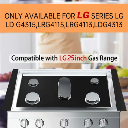 Gas Stove Burner Cover Mat Non-Stick Reusable Stove Top Protector for LG 30-Inch Gas Stove, Oil-Resistant High-Temp Safe