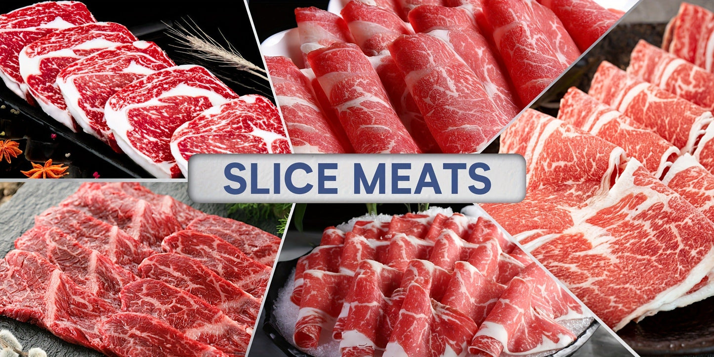 Electric Meat Slicer 0-15mm Adjustable Thickness, Home & Commercial Deli Food Cutter for Meat, Vegetables