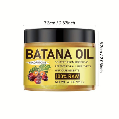 Banana Hair Oil Treatment 100% Raw Honduran Deeply Frizz Control Scalp Nourishment Dry Damaged Hair All Hair Types Women 4.3oz 120g