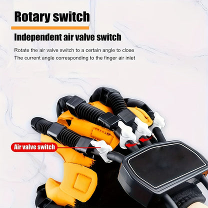 Rehabilitation Robot Gloves for Hand & Finger Training, Air Pressure Finger Exercise Device with LCD Touch Screen