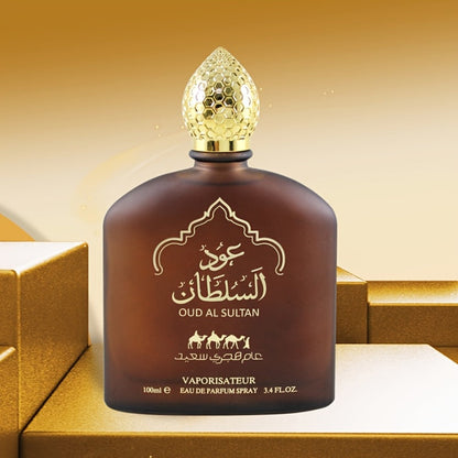 Men's Cologne Arabic Dubai Oud Eau de Parfum, Woody Floral Fruity Fragrance 3.38 oz, Middle Eastern Scent for Date Night