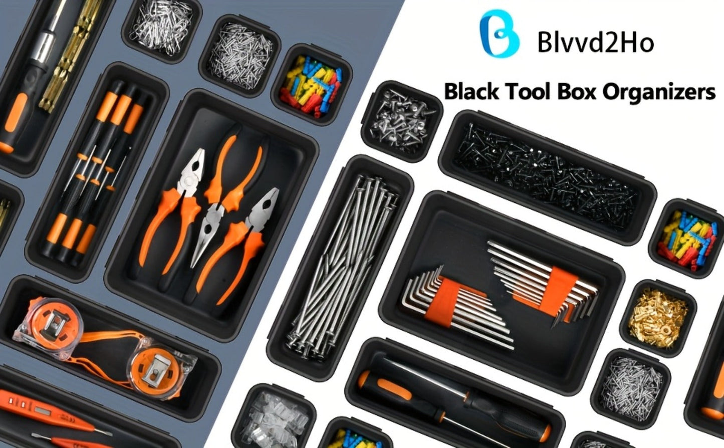 Tool Box Organizer Tray Dividers – 67 or 21 Pcs Toolbox Drawer Organizer Storage Trays for Rolling Tool Chest, Workbench Cabinet, Screws