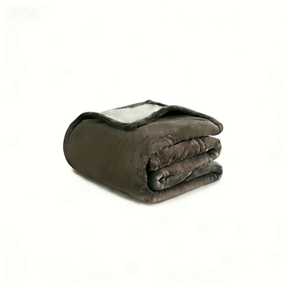Flannel-Labeled Wearable Blanket Hoodie with Front Pocket and Ten Standard or Extended Color Styles