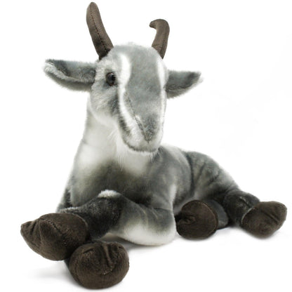 Stuffed Animal Patrick Pygmy Goat in 18-Inch Size with Acrylic Plush Fabric and Care for Character Display, Room Decor and Gift Presentation