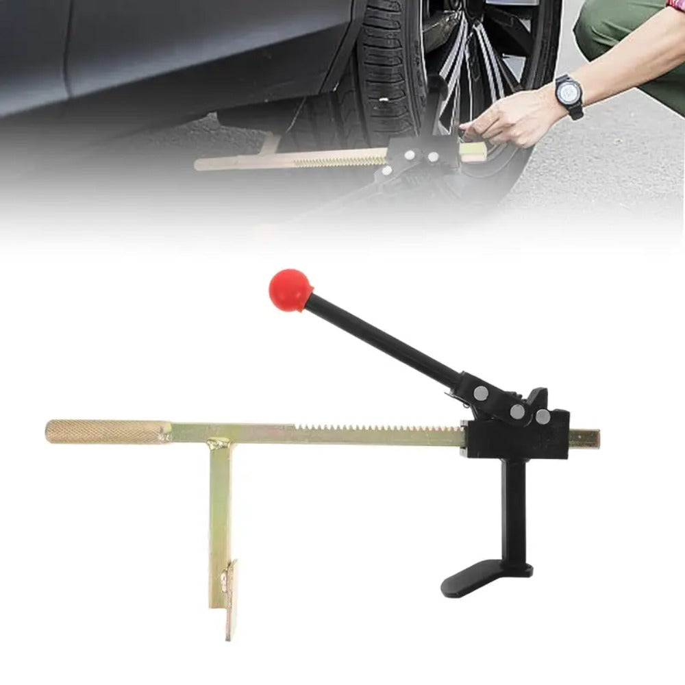 Bead Breaker Tool Heavy-Duty Manual Tire Changer with Safety Guard, Durable Steel Construction Universal Tire Service Equipment for Cars