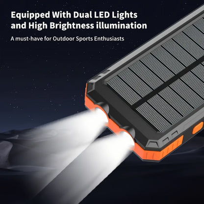 2-Pack Solar Power Bank 20000mAh 40000mAh Portable Dual USB Fast Charging with Built-In for an Everyday Personal Care Routine