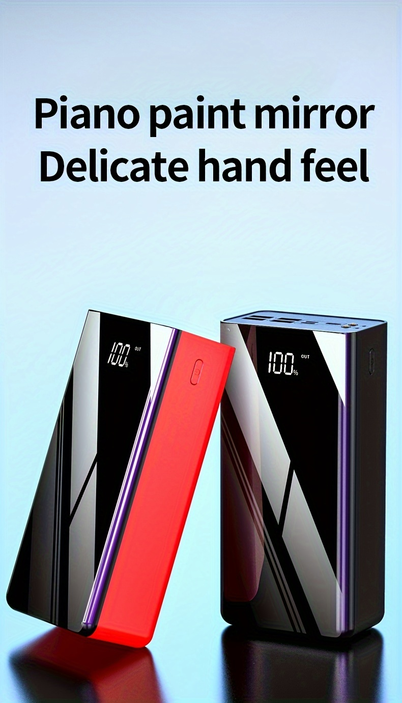 Portable Charger 50000mAh Large Power Bank LED Light Power Display Multi-Port USB-C Micro for an Everyday Personal Care Routine