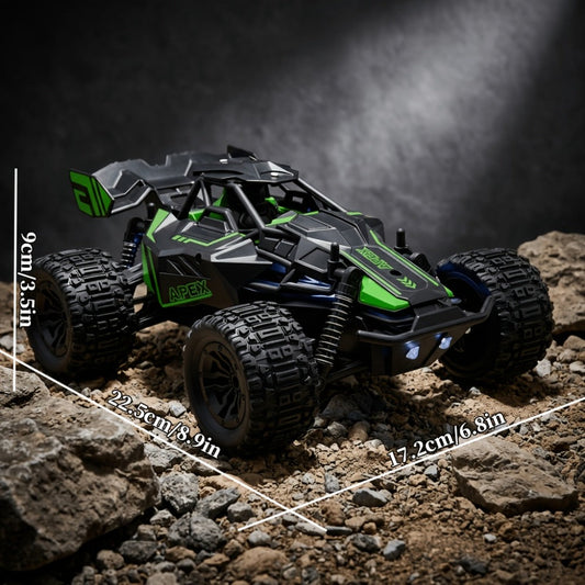 Remote Control Car, 1:20 Scale 4WD Monster Truck with Fast & Furious Green, Speed Yellow or Raffa Red Styles