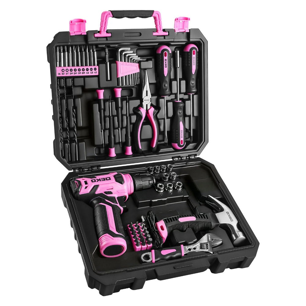 Cordless Drill Tool Kit 119/151PCS, 8V/12V Electric Power Drill Set with Screwdriver, Hammer, Wrench