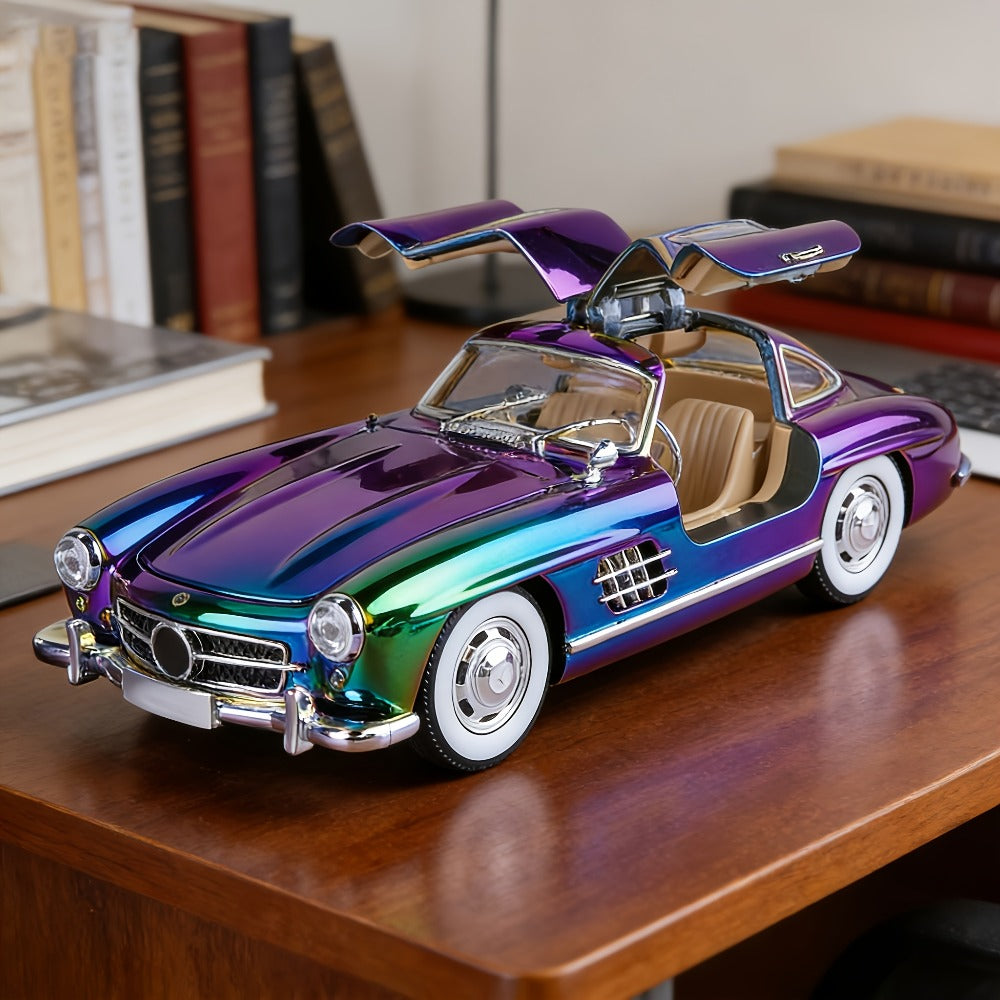 1:24 Scale Die-Cast Sports Car Model Collectible - Zinc Alloy Static Ornament with Realistic Details