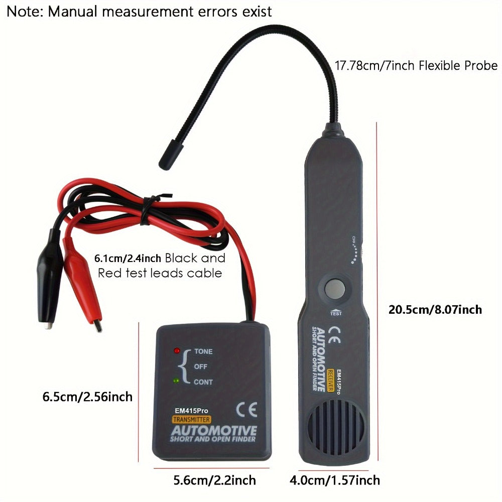 EM415PRO Automotive Circuit Tracer & Short Circuit Detector – Open Circuit Finder, Wire Tracer Tool for Car Electrical Fault Diagnosis
