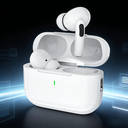 Wireless Earbuds 3-in-1 Standard, Translation or Screen Models with White Charging Case Options