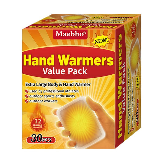 Heat Patches Self-Heating Body Warmers – No Battery Needed, Iron-Based Air-Activated Warming Pads for Back, Neck & Body