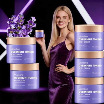 Night Cream for Women 5pcs 3.38oz - Sleep Shaping Body Lotion, & Anti-Sagging, All Skin Types, Dreamy Night Formula