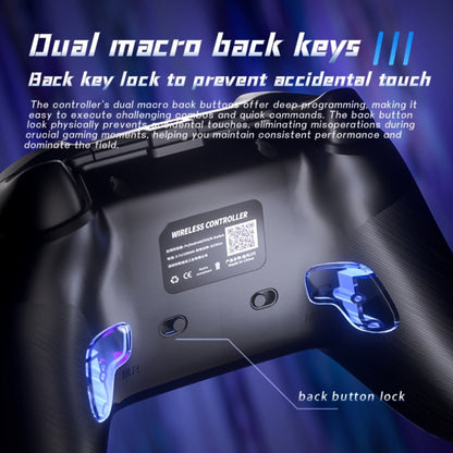 2.4G Wireless PC Game Controller in Five Colors with Hall-Effect Sticks, RGB Lighting and USB Receiver