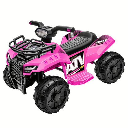 6V Kids Ride On ATV 4-Wheeler Quad Electric Toy Car for Toddlers 18-36 with the Listed Color, Size or Set Options for Everyday Use