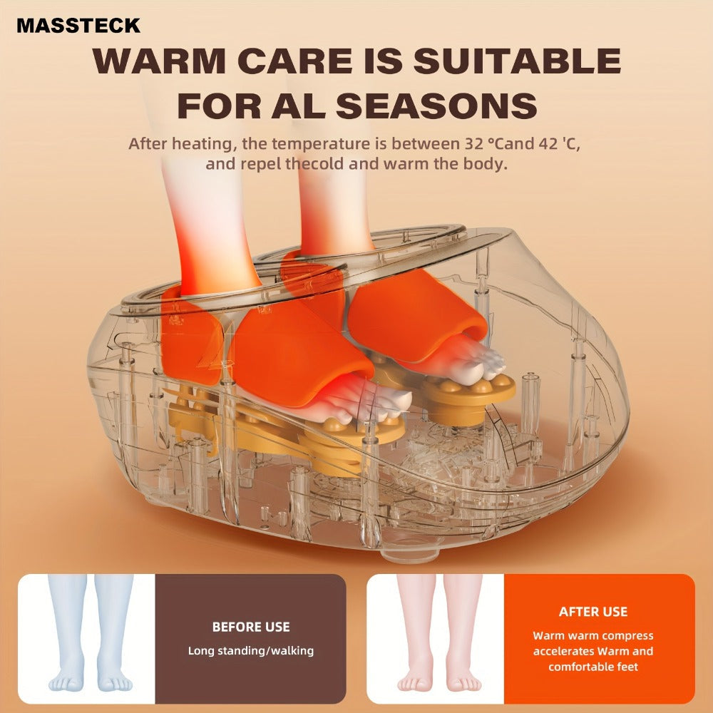 Shiatsu Foot Massager Machine with Heat, Deep Kneading Electric Foot Massager for Plantar Fasciitis