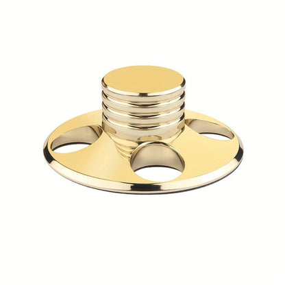 Vinyl Record Weight Stabilizer LP Clamp for Turntables | Metal Disc Stabilizer, Reduces Vibration & Noise, Polished Stainless Steel