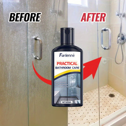 Bathroom Glass Restoration Paste 120g, Removes Water Stains, Soap Scum & Hard Water Deposits from Shower Doors