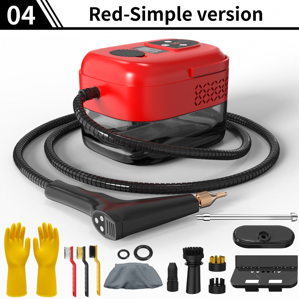 High Temperature Steam Cleaner Handheld Carpet Cleaner High Pressure for Kitchen Grease Sofa Air Conditioner Washing Machine Tile Grout Easy