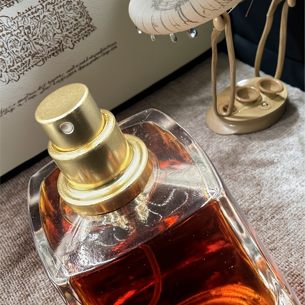 Mens Perfume Amber Wood 3.4oz Pure Parfum Woody Oriental Fragrance Middle Eastern Scent Daily Wear Date Night Gift for Him
