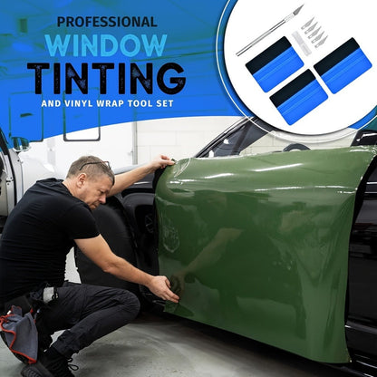 Car Window Tint Film Tool Kit 19/31pcs, Auto Window Film Installation Set with Squeegee Scraper, Plastic & Cowhide Scraper