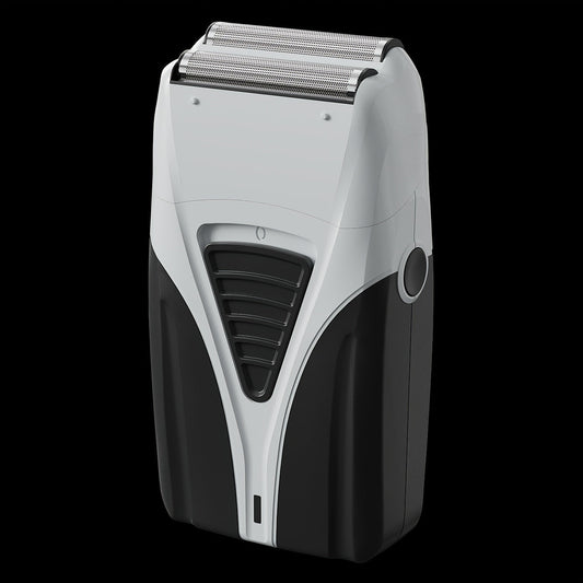 Electric Shaver Dual-Head Razor with Stainless Steel Blades, USB Charging and 60+ Minute Wet/Dry Runtime