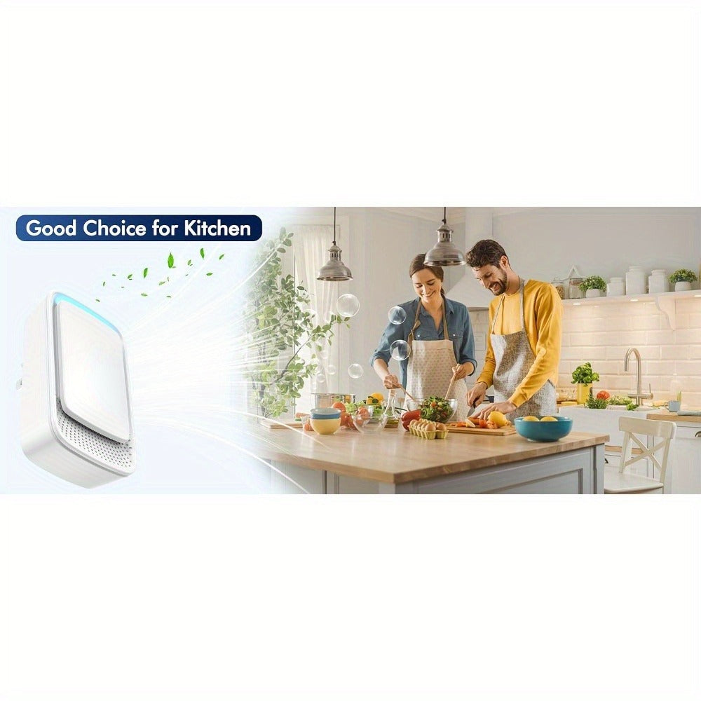 Plug-In Air Purifier Ionic, Filterless & Silent Odor Neutralizer for Home, Pets, Office & Gym, Compact 24/7 Fresh Air