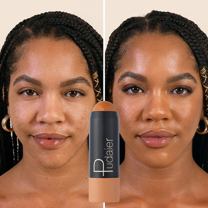 Waterproof Foundation & Concealer Stick Set 2pcs Full Coverage – Long-Lasting Sweat-Proof Buildable Formula