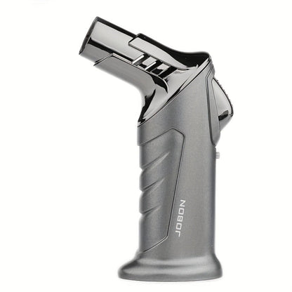Butane Torch Lighter with Gift Box - Jobon Adjustable Flame Kitchen Torch, BBQ Camping Lighter for Men