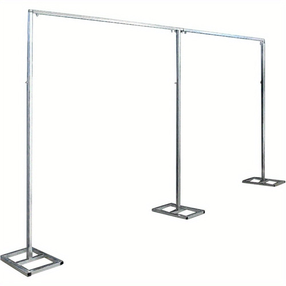 Pipe and Drape Backdrop Stand 10x20ft Heavy Duty Stainless Steel Portable Wedding Party Photography Background Support System with Base Kit