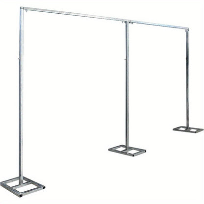 Pipe and Drape Backdrop Stand 10x20ft Heavy Duty Stainless Steel Portable Wedding Party Photography Background Support System with Base Kit