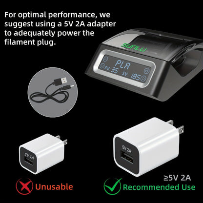 Filament Welder 1.75mm Touch Screen Up to 240°C, SUNLU 3D Filament Connector PLA ABS PETG PCL PA PC Compatible